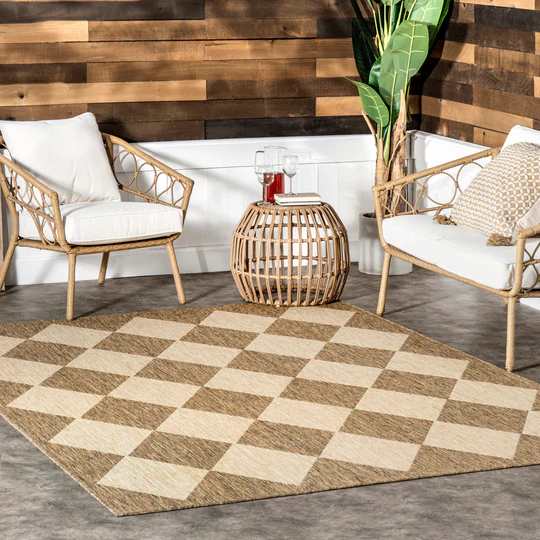 RugsUSA Adelaide Harlequin Indoor/Outdoor Rug