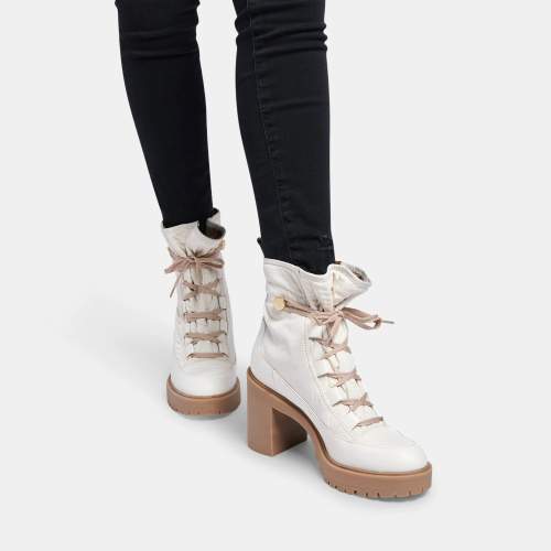 Dolce Vita Celida Boots In Off White Nylon Review