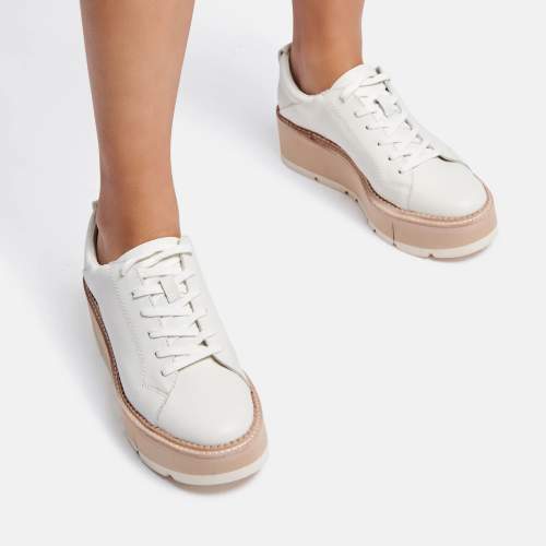 Dolce Vita Toyah Sneakers In White Leather Review