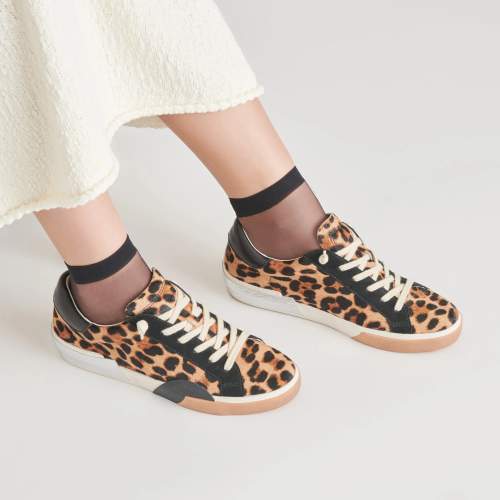 Dolce Vita Zina Sneakers In Tan Calf Hair Review