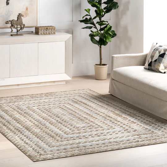 RugsUSA Emmy Washable Geometric Rug
