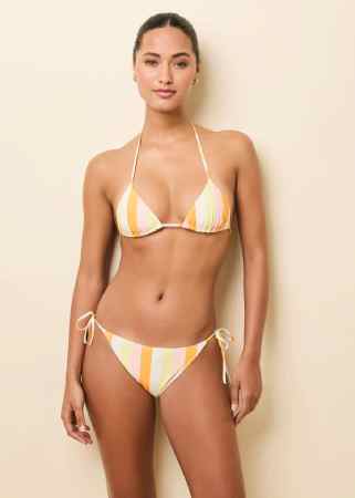 Solid & Striped Iris Bikini Top Soleil Stripe