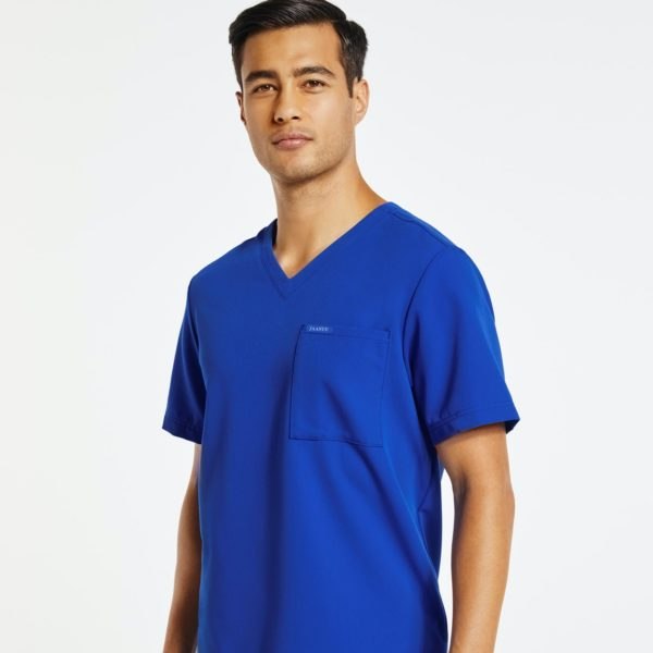 Jaanuu Men's 2-Pocket V-Neck Top