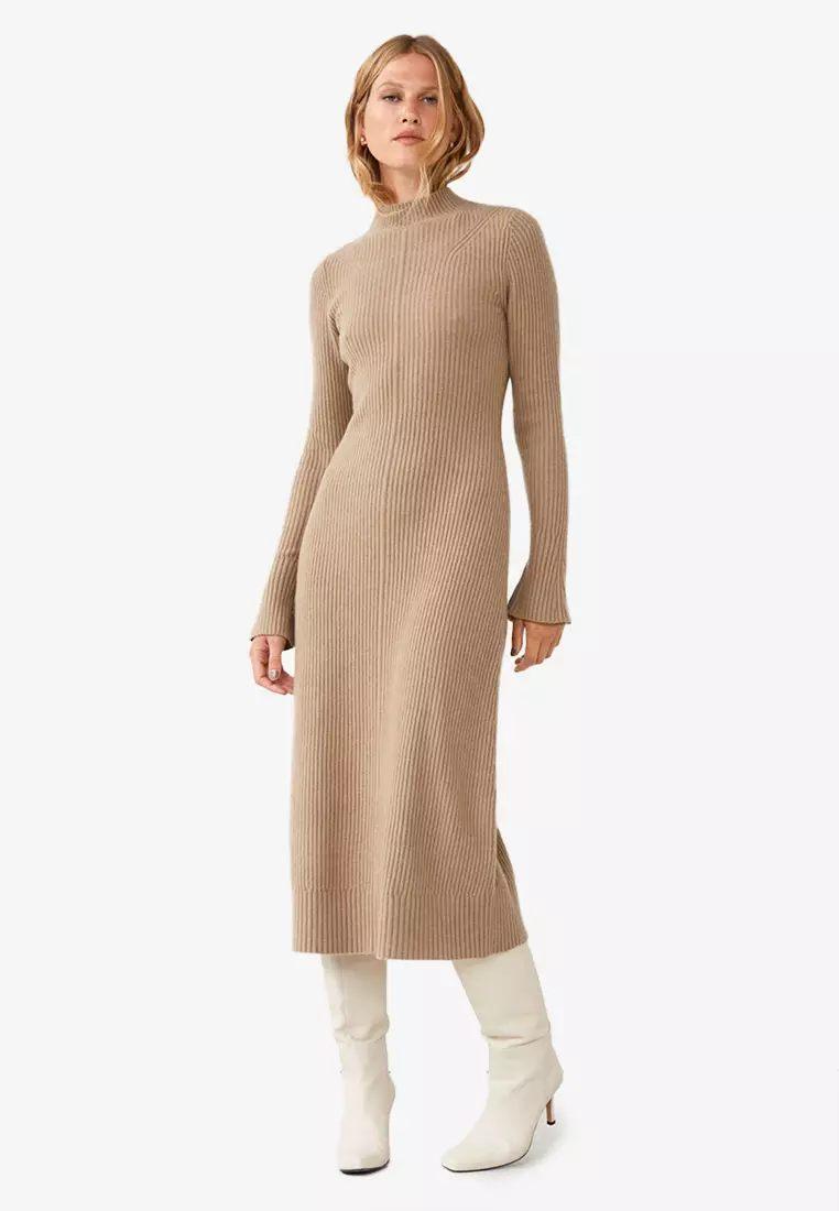 & Other Stories Knitted Dress + Ankle Boots
