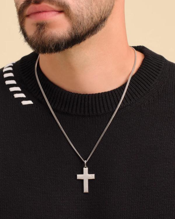 JAXXON Mosaic Cross Pendant